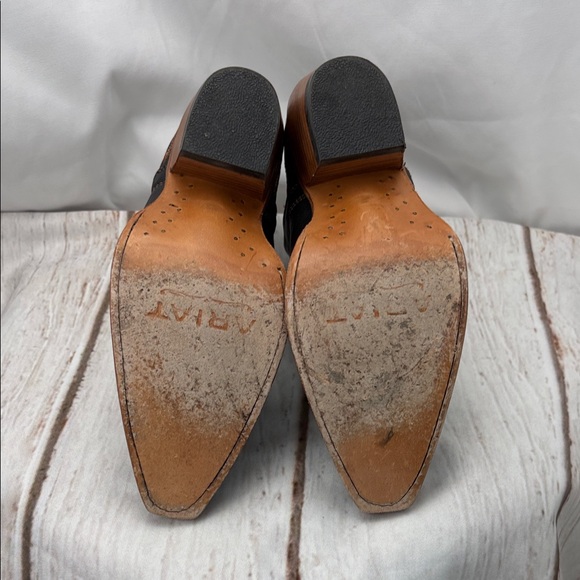 Ariat Women’s Black and Brown Western Boots Sz5 In Gorgeous Condition #0201 - Picture 11 of 12